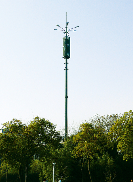 Self-Support Monopole Telecom Tower - 30m Height & 150km/h Wind Rating
