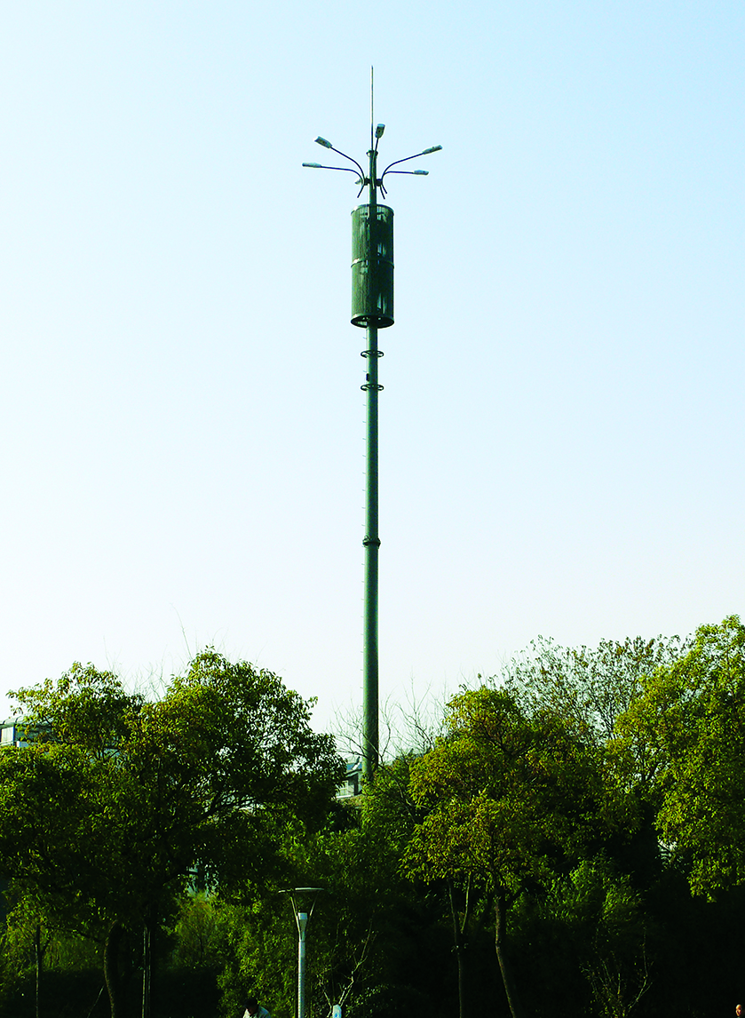 Self-Support Monopole Telecom Tower - 30m Height & 150km/h Wind Rating
