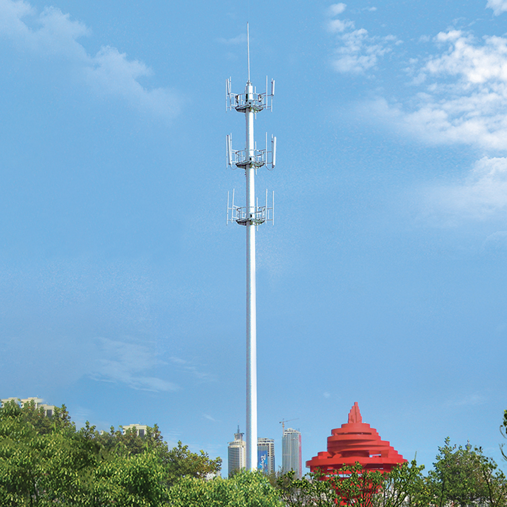 Galvanized Steel Telecom Tower - TIA-222 Compliant Design