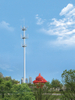 Self-Support Monopole Telecom Tower - 30m Height & 150km/h Wind Rating