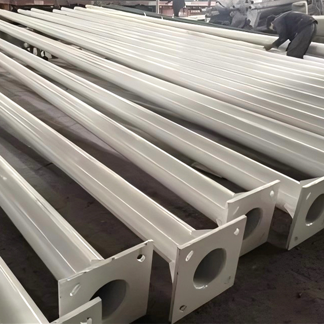 Hot-Dip Galvanized Steel Light Pole - Corrosion Resistant & 15-Year Warranty