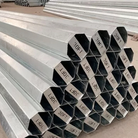 30FT 35FT 40Ft Hot Dip Galvanized Power Distribution Pole Price Electric Steel Pole
