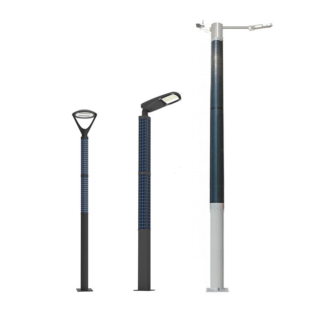 Galvanized Steel Solar Pole - Weatherproof & Corrosion Resistant