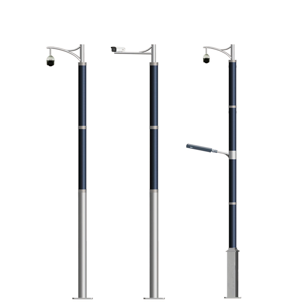 Galvanized Steel Solar Pole - Weatherproof & Corrosion Resistant