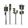 Galvanized Steel Traffic Signal Pole - Corrosion Resistant & 10-Year Warranty