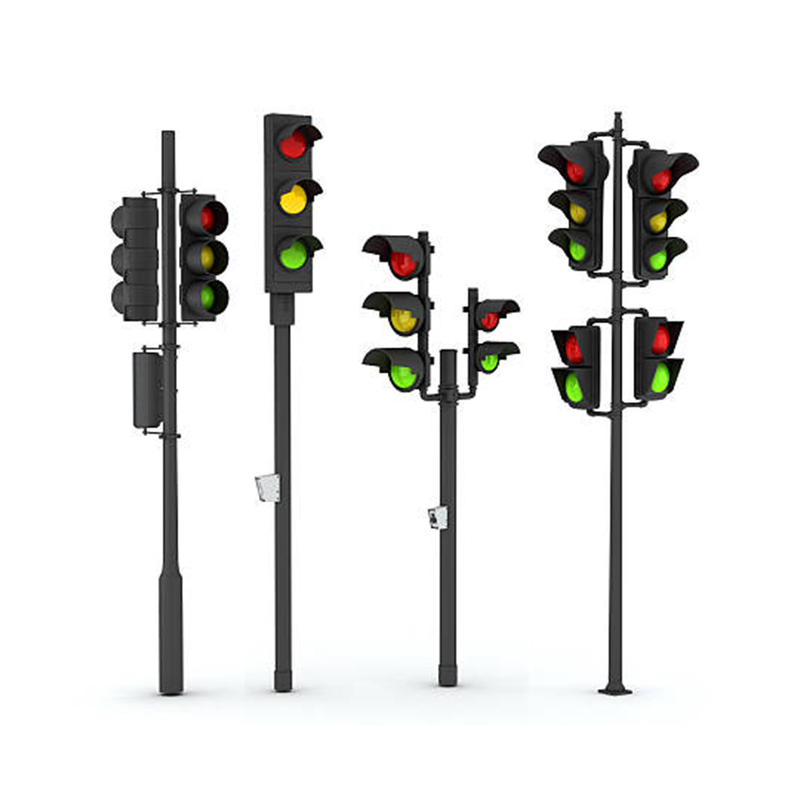 Galvanized Steel Traffic Signal Pole - Corrosion Resistant & 10-Year Warranty