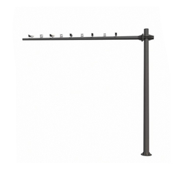 Integrated Traffic Signal CCTV Camera Pole Octagonal Polygonal Design Cost-Effective Traffic Light Pole