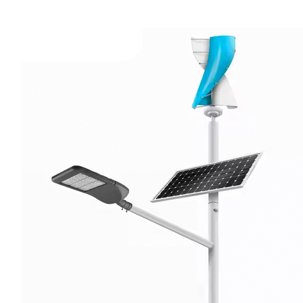 Solar Wind Hybrid Street Light - Dual Power System & 7-Day Backup