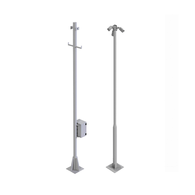 Outdoor Smart Lights Pole With Led Display Cctv Camera Wifi Smart Pole High Quality Square Garden Road Street Smart City Pole