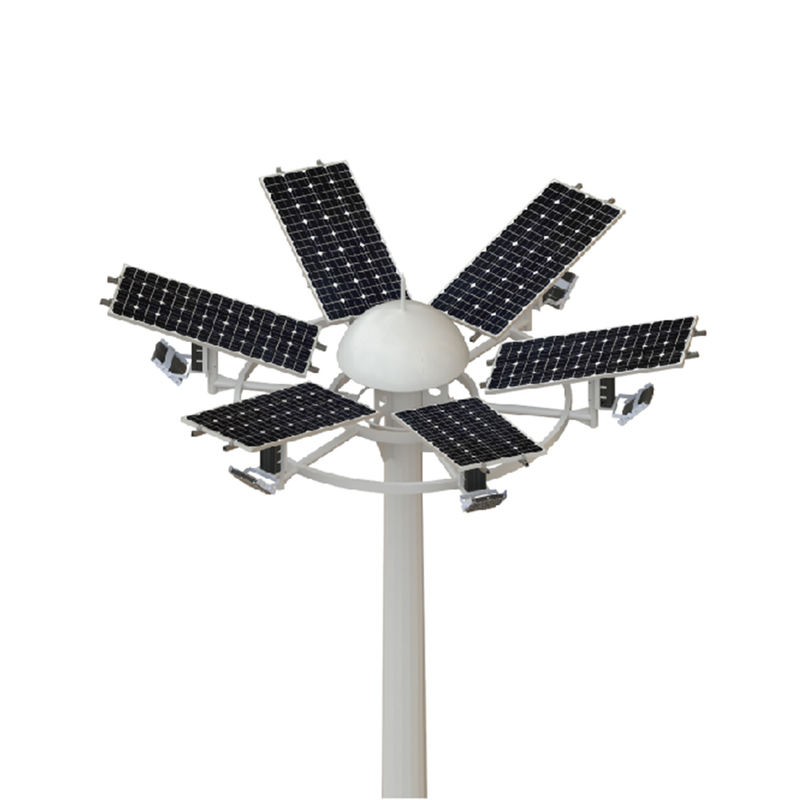 Smart Solar High Mast Light - IoT Remote Control & Auto Dimming